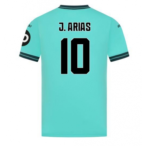 Billige Fotballdrakt Wolves Jhon Arias #10 Replika Bortedrakt 2025-26 Kortermet Billige Fotballdrakt Wolves Jhon Arias #10 Replika Bortedrakt 2025-26 Kortermet